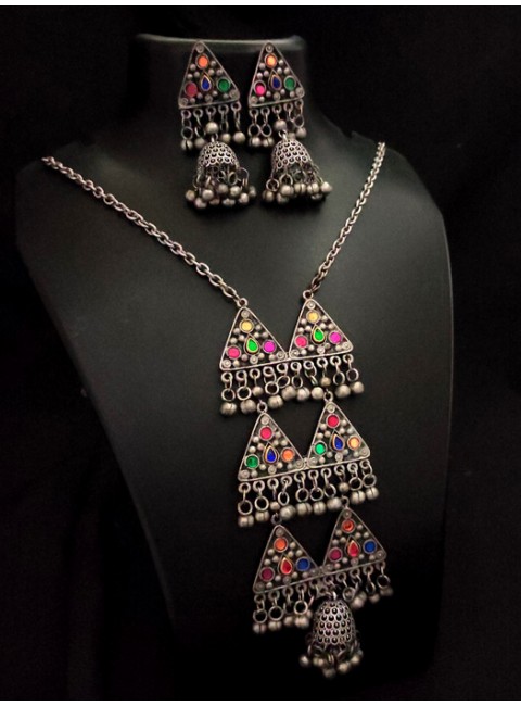 Oxidised Jewelry Set